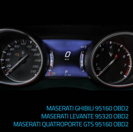 PROGRAM NR 421 - MASERATI CARS/ DODGE VIPER OBD2 mileage correction