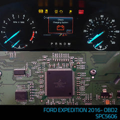 PROG 437 - Ford Expedition 2016- OBD2 (CONTINENETAL SPC5606) mileage correction software