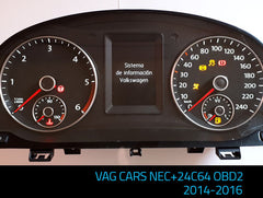 PROG 372 - VAG cars NEC+24C64 OBD2 mileage correction